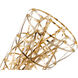 Canada 24 inch 0.30 watt Gold LED Table Lamp Portable Light