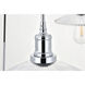 Waltz 3 Light 19 inch Chrome Pendant Ceiling Light