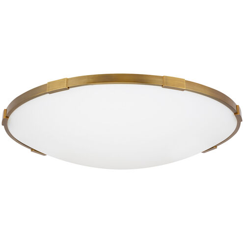 Sean Lavin Lance LED 23 inch Aged Brass Flush Mount Ceiling Light in LED 90 CRI 3000K 277V
