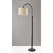 Barton 58 inch 100 watt Antique Bronze Floor Lamp Portable Light