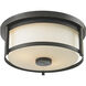 Savannah 2 Light 11 inch Olde Bronze Flush Mount Ceiling Light