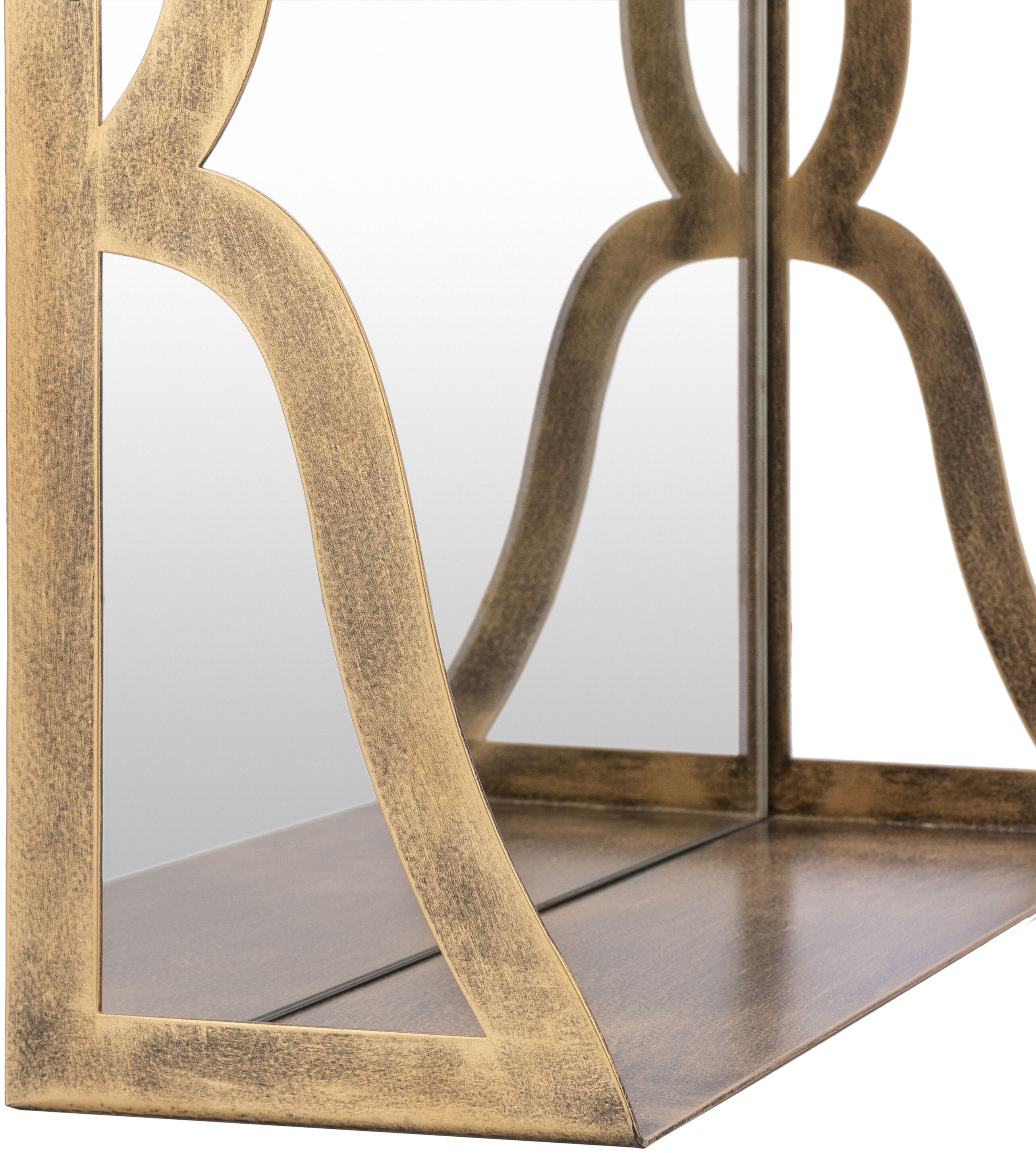 Cabriole Gold Mirror Set