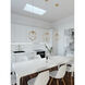 Jamie 1 Light 12 inch Satin Brass Pendant Ceiling Light
