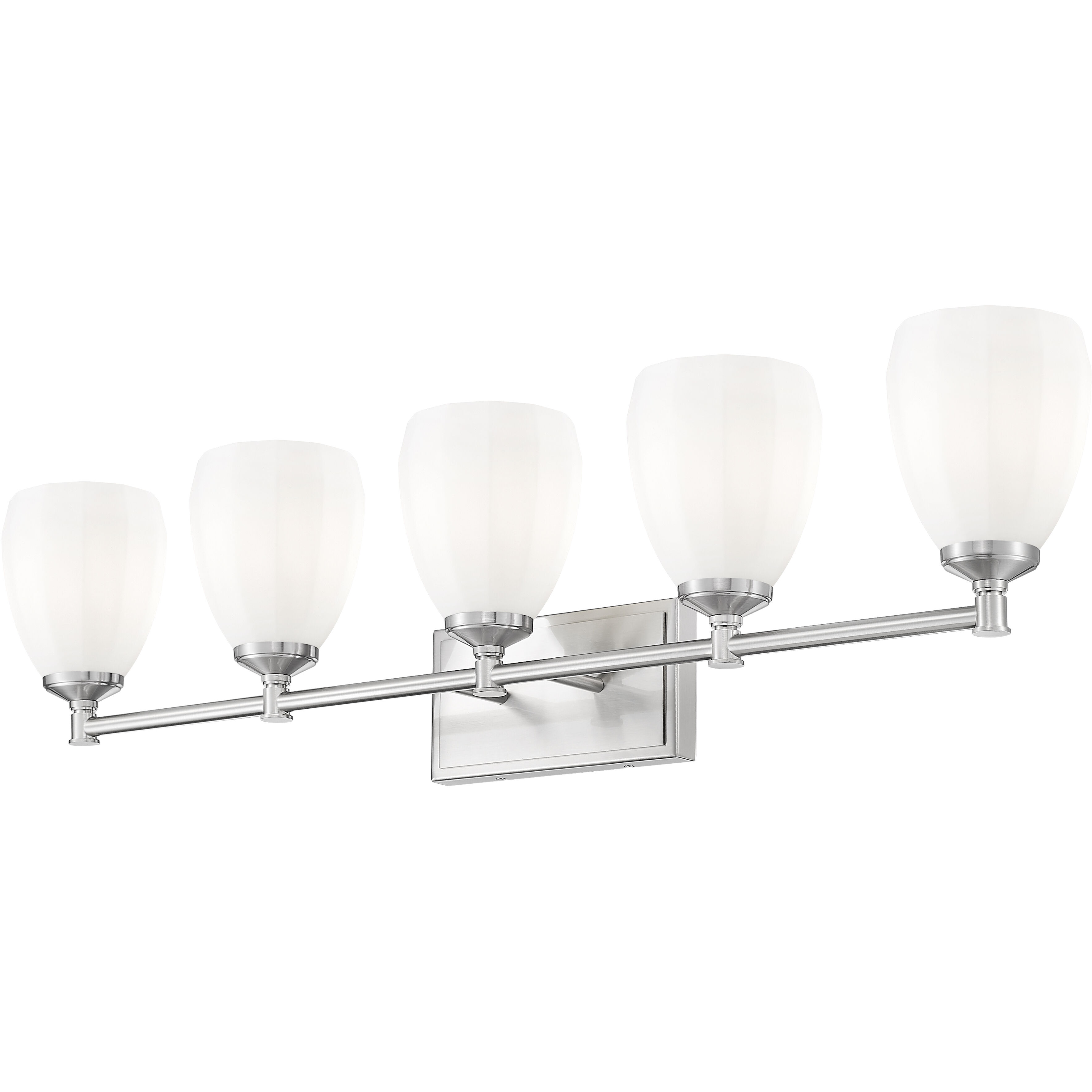 Oren 5 Light 38 inch Brushed Nickel Bath Vanity Light Wall Light