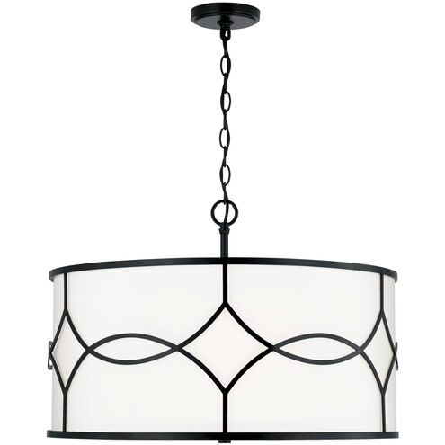 Avery 4 Light 24 inch Matte Black Pendant Ceiling Light