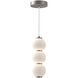 Alora Mood Bijou LED 6.38 inch Brushed Nickel Pendant Ceiling Light