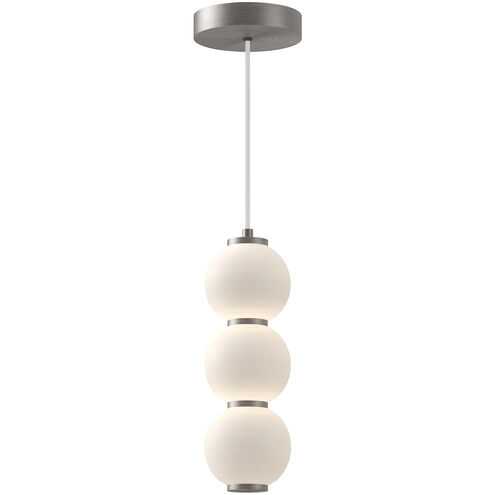 Alora Mood Bijou LED 6.38 inch Brushed Nickel Pendant Ceiling Light