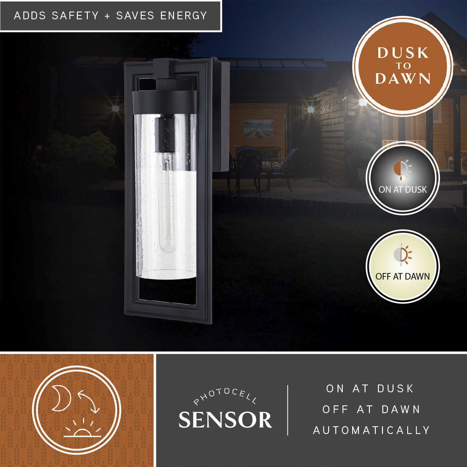 Malmo LED 15.75 inch Matte Black Outdoor Wall