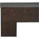 Evander Rustic Brown Dining Bench