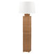Weaver 66.75 inch 100 watt Gold Leaf Floor Lamp Portable Light