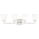 Ellis Harper 4 Light 32.5 inch Brushed Nickel Bath Vanity Wall Sconce Wall Light