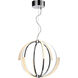Moonlight LED 22 inch Chrome Chandelier Ceiling Light