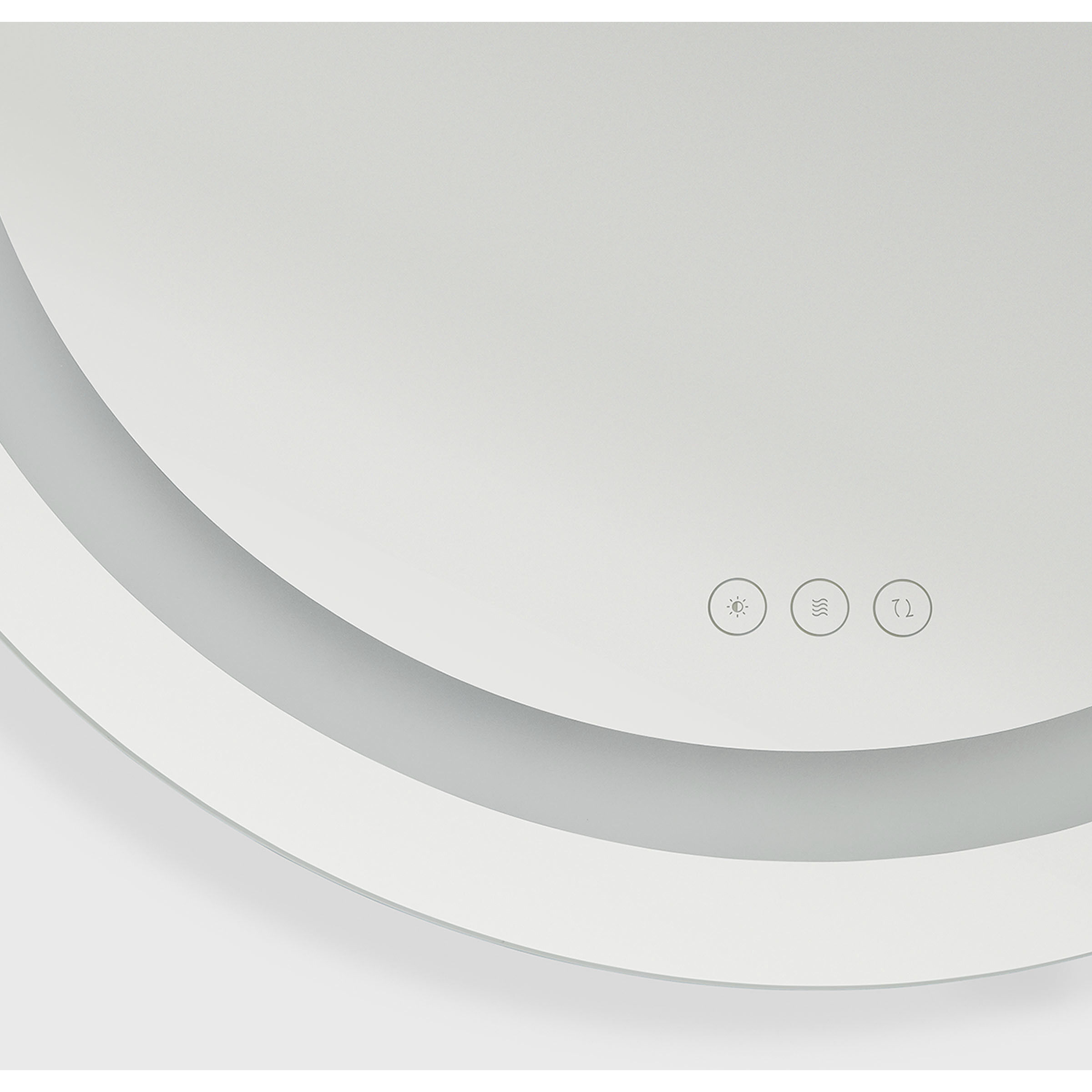 Mera 30 X 30 inch Might Bright White LED Wall Mirror