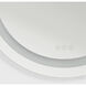Mera 30 X 30 inch Might Bright White LED Wall Mirror