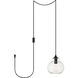 Destry 1 Light 8 inch Black Pendant Ceiling Light