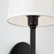 Rhythm Wall Sconce Wall Light in Black