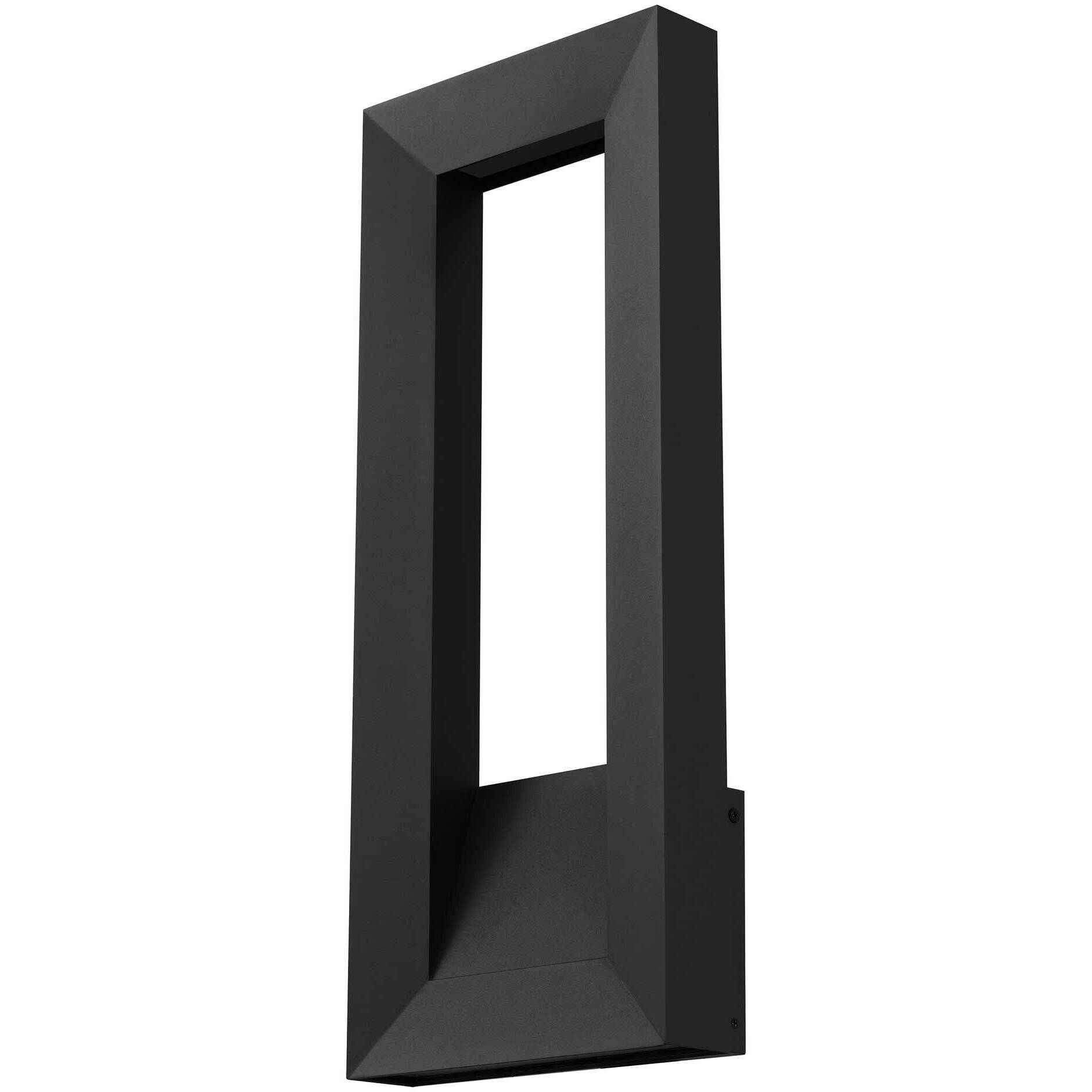 Paletto LED 22 inch Sand Black Outdoor Wall Sconce