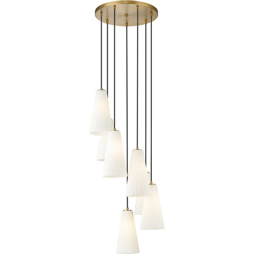 Farrell 7 Light 18 inch Modern Gold Chandelier Ceiling Light