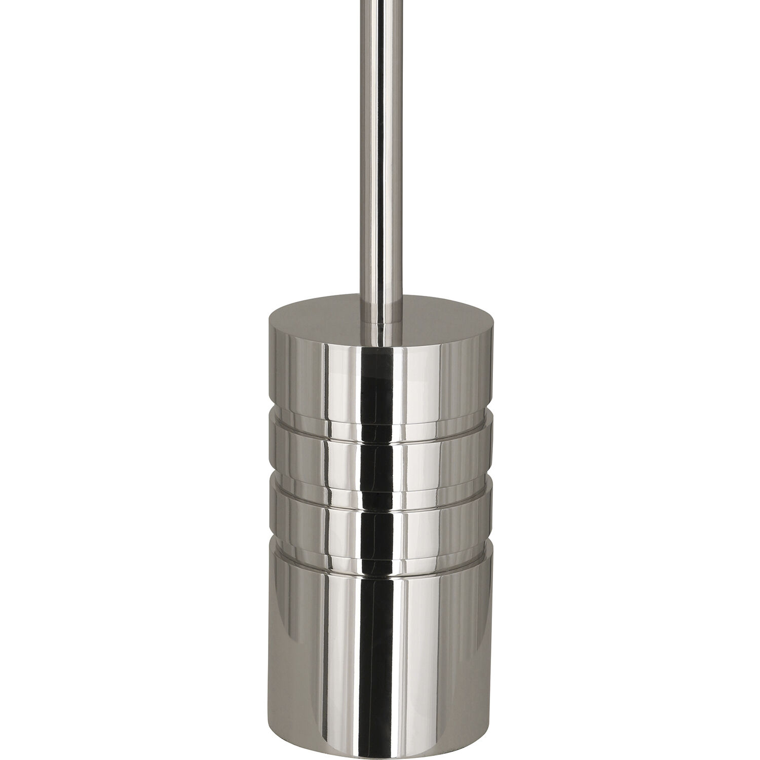 Campbell 62.38 inch 100.00 watt Polished Nickel Floor Lamp Portable Light in Oyster Linen