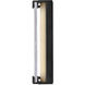 Zayde LED 16 inch Black Outdoor Wall Mount