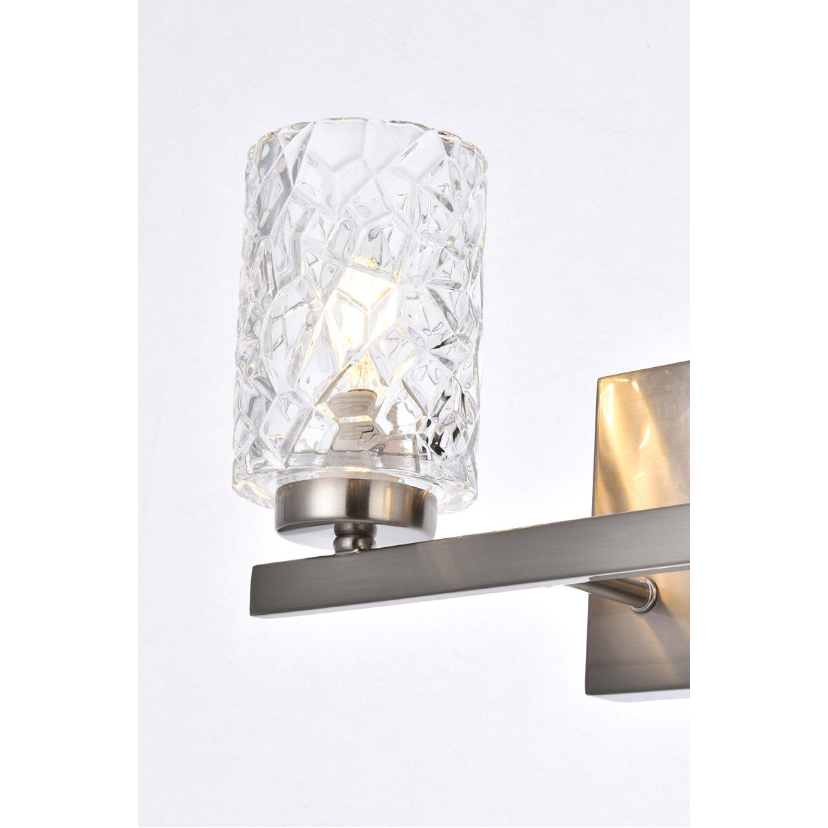 Cassie 2 Light 14 inch Stain Nickel Bath Sconce Wall Light