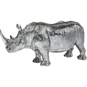 Rhino Silver Ornamental Accessory, Sculpture