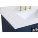 Sommerville 36 X 22 X 34 inch Blue Vanity Sink Set