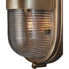 Maritime 1 Light 8.5 inch Antique Brass Outdoor Wall Sconce