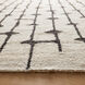 Contemporary Luxe 114 X 79 inch Black/White Rug in 6 x 9