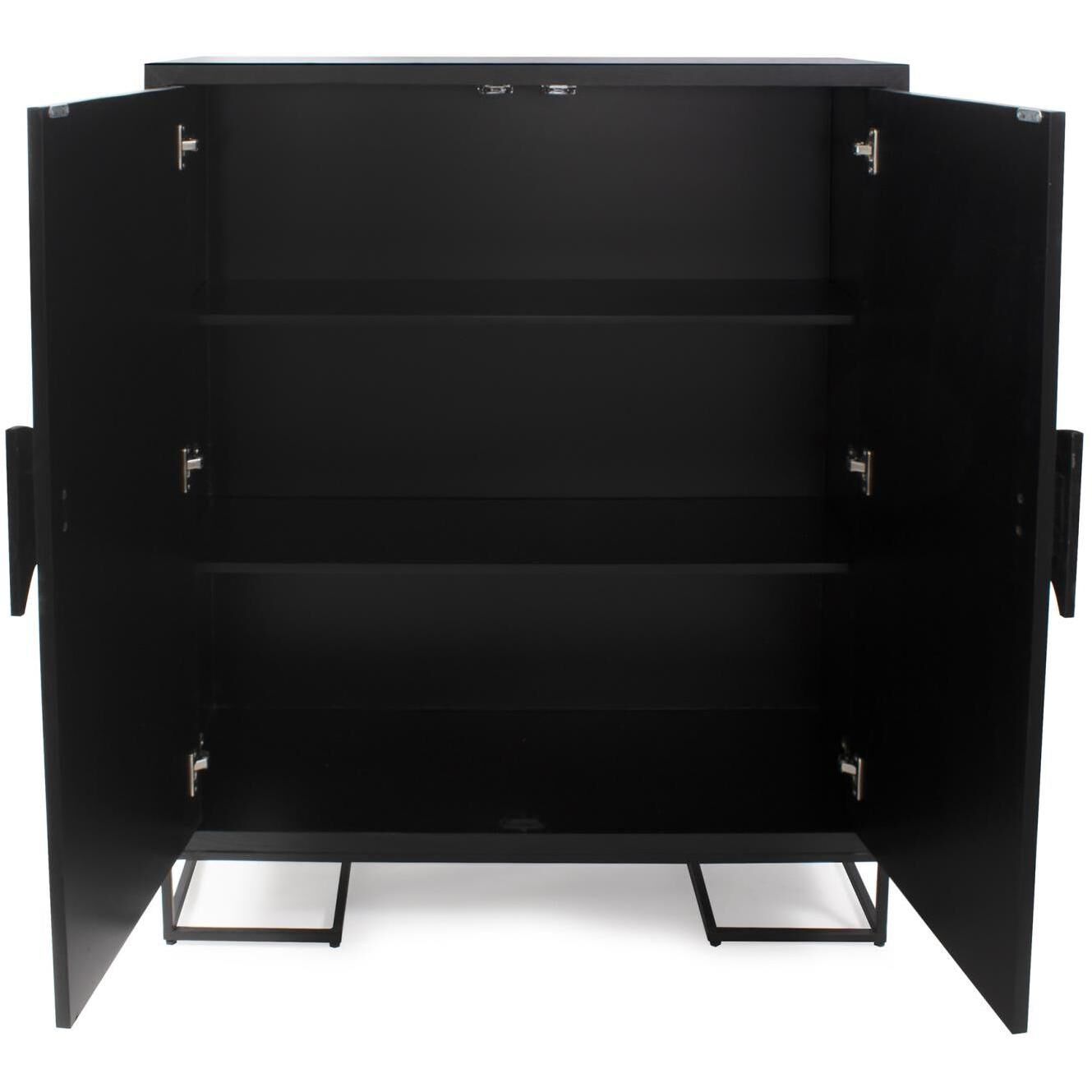 Harlow Black and White Cabinet, Tall