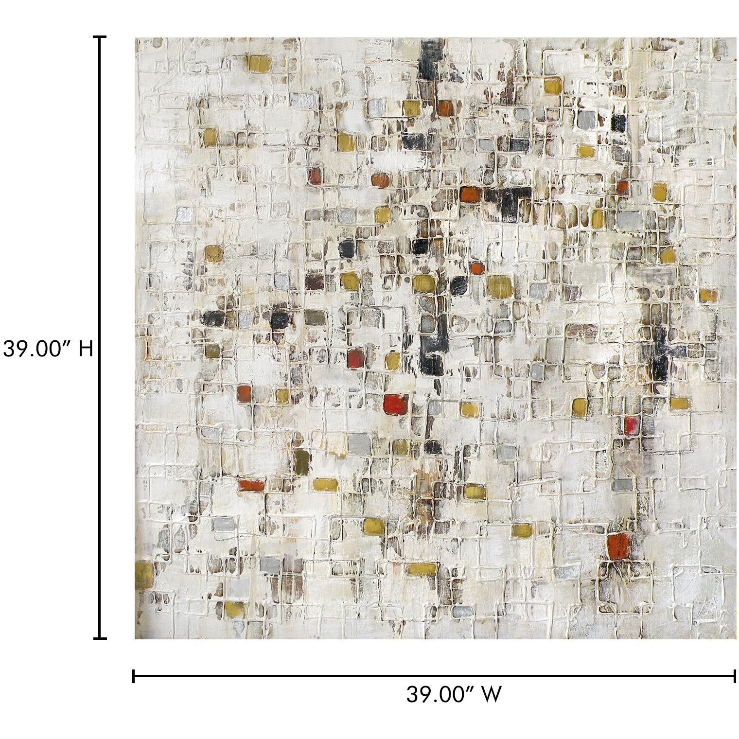 Patchy Square Multicolor Wall Décor