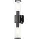 Banca 2 Light 19 inch Black Chrome ADA Vanity Sconce Wall Light