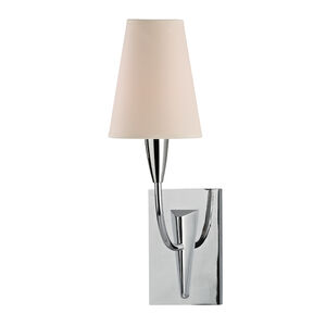 Berkley 1 Light 5 inch Polished Chrome Wall Sconce Wall Light in Eco Paper