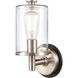 Marlowe 1 Light 5 inch Black Satin Nickel Bath Vanity Light Wall Light
