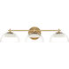 Halwynd LED 25.25 inch Legacy Brass Vanity Wall Light