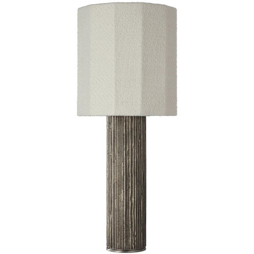 Anne-Marie Barton Fumar 29 inch 15.00 watt Ridged Graphite Table Lamp Portable Light