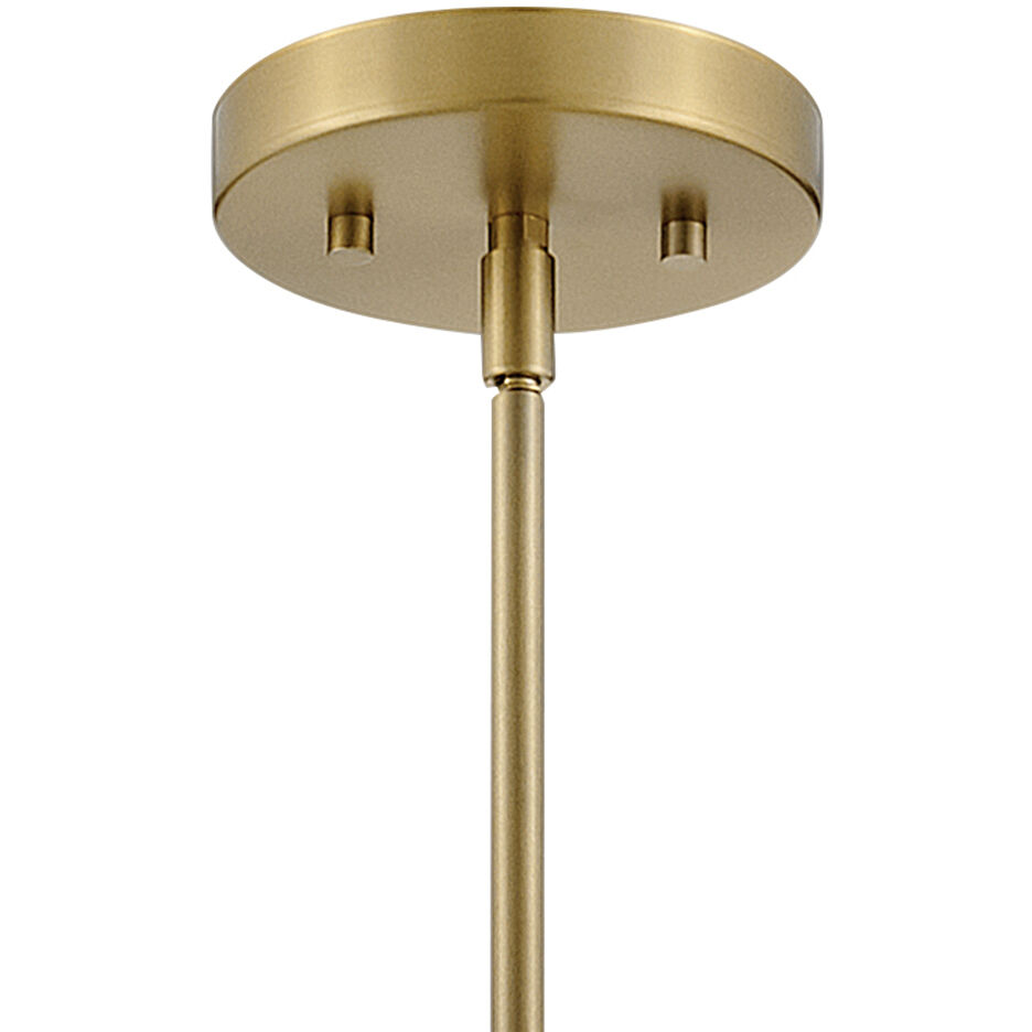 Greer LED 8.5 inch Lacquered Brass Pendant Ceiling Light