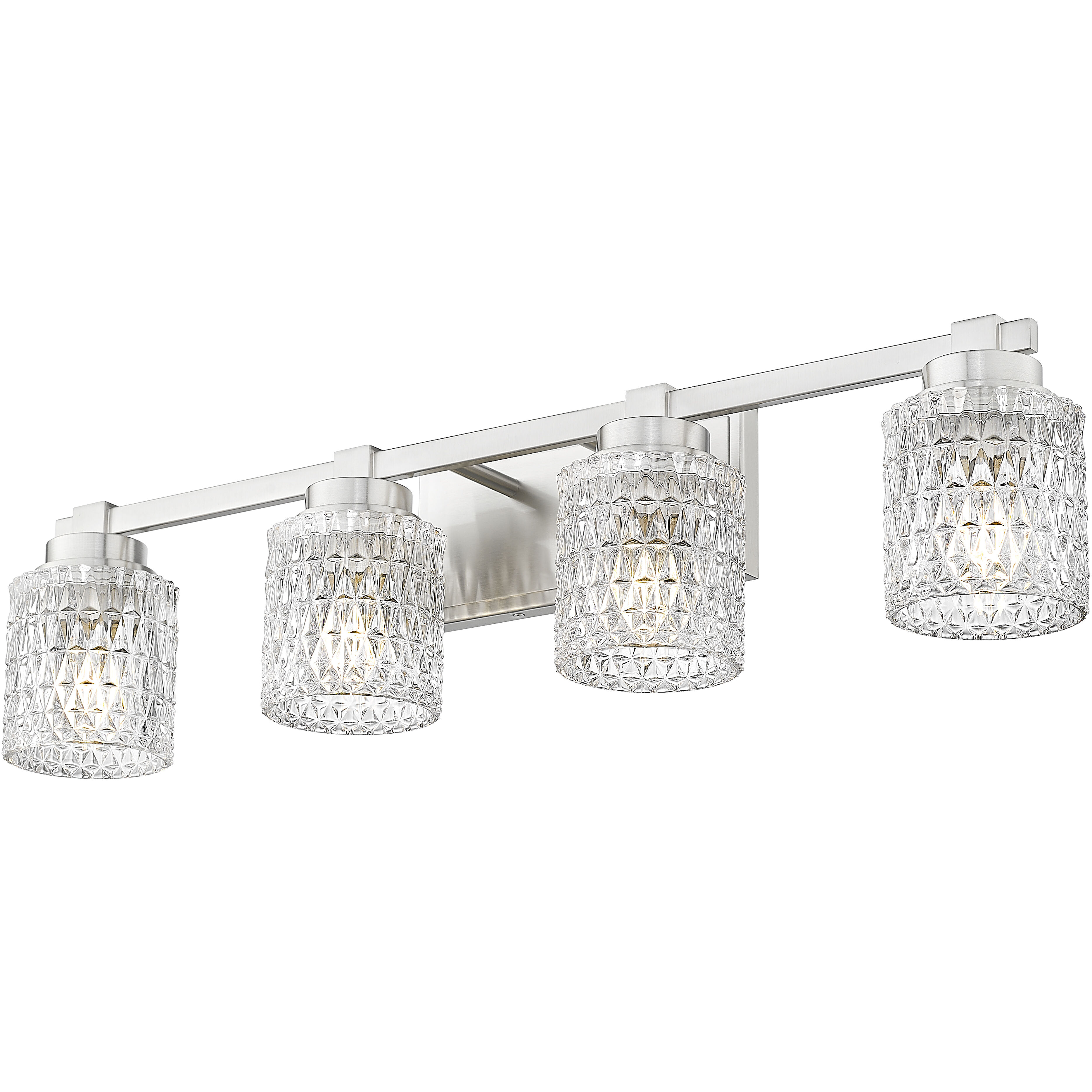 Jacqueline Vanity Wall Light in Brushed Nickel