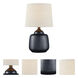 Lismore 17 inch 60.00 watt Painted Bronze Table Lamp Portable Light