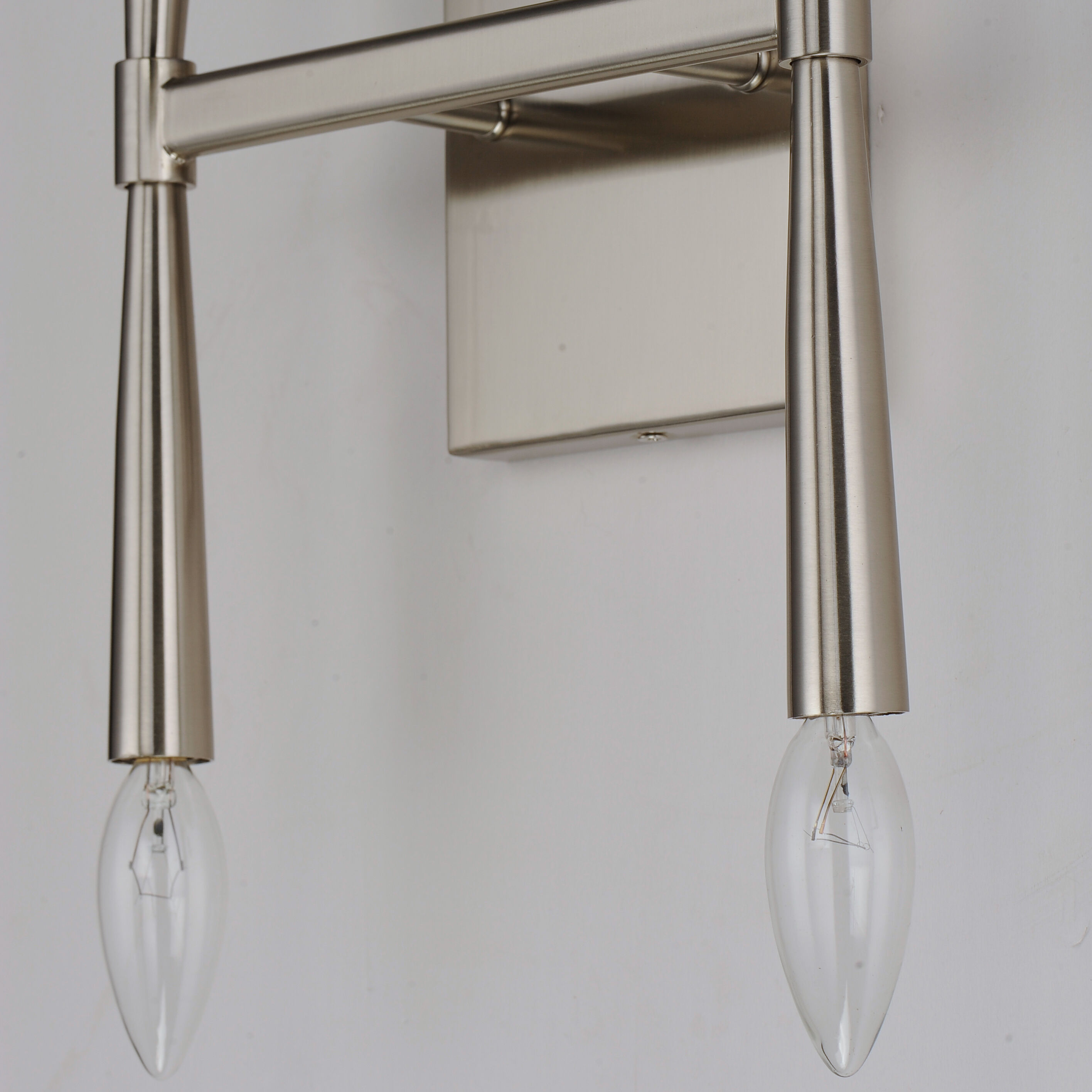 Rome Wall Sconce Wall Light in Satin Nickel