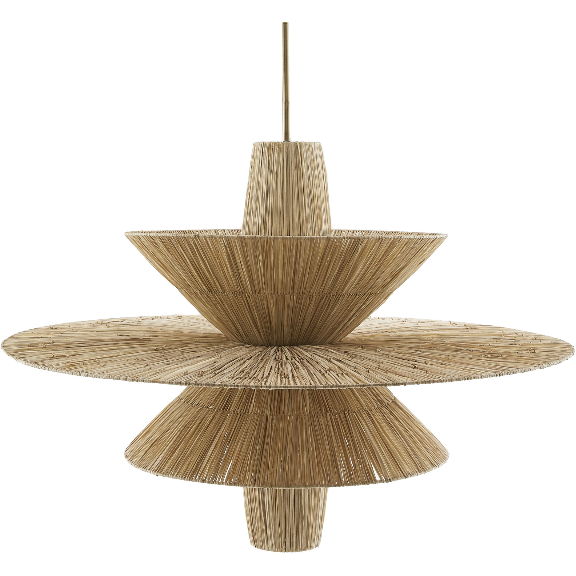 Shay 1 Light 44 inch Natural Chandelier Ceiling Light