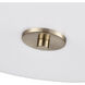 Guyten 2 Light 13 inch Modern Gold Semi-Flush Mount Ceiling Light