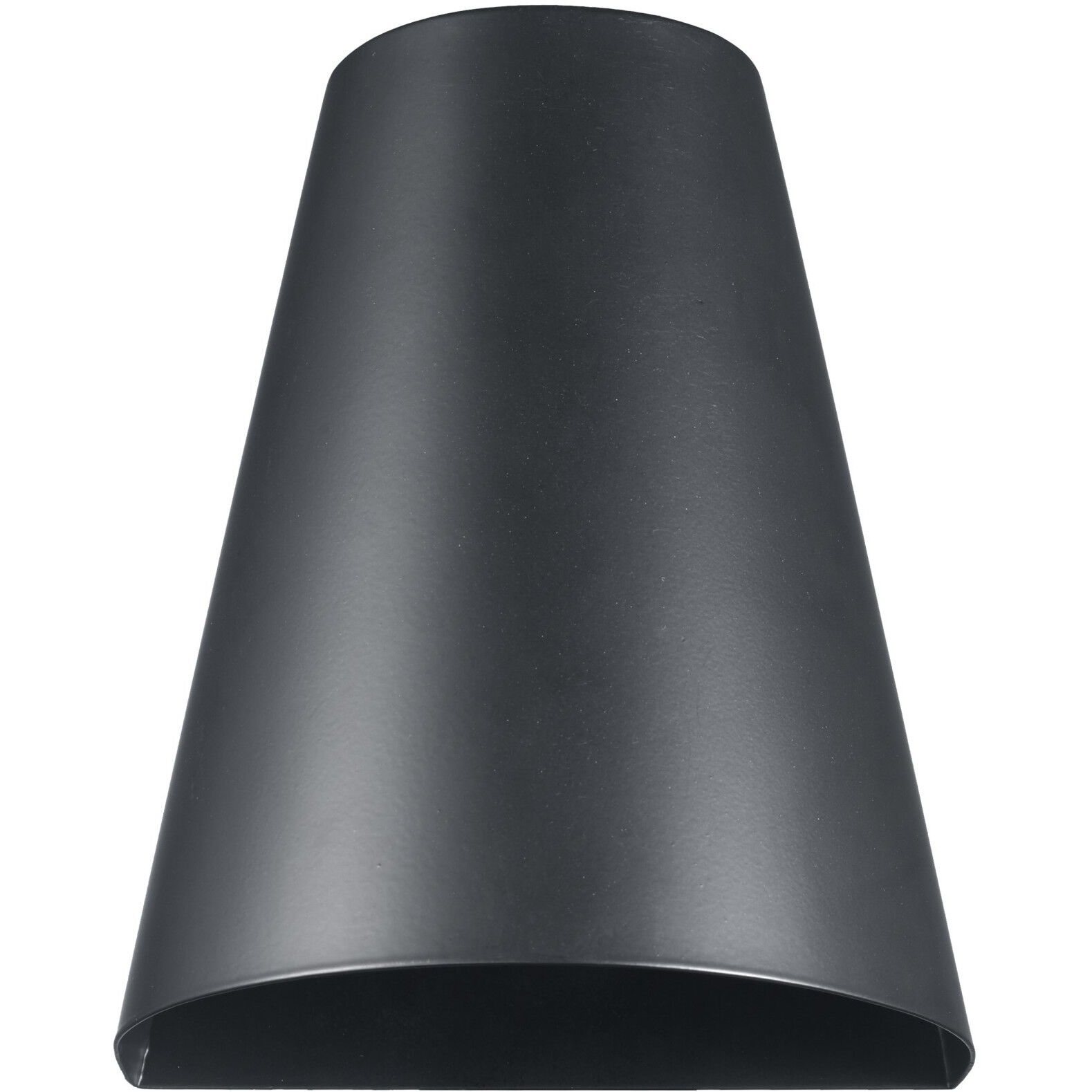 Sidewell 1 Light 6 inch Matte Black Outdoor Wall Light