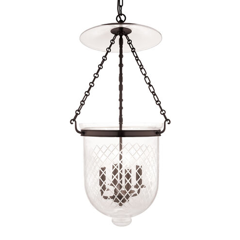 Hampton 4 Light 14.5 inch Old Bronze Pendant Ceiling Light in C2