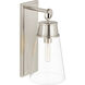 Wentworth 1 Light 7.5 inch Brushed Nickel Wall Sconce Wall Light