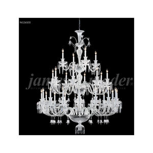 Le Chateau 28 Light 54 inch Silver Large Entry Crystal Chandelier Ceiling Light, Large