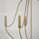 Madison 5 Light 25 inch Aged Brass Chandelier Ceiling Light