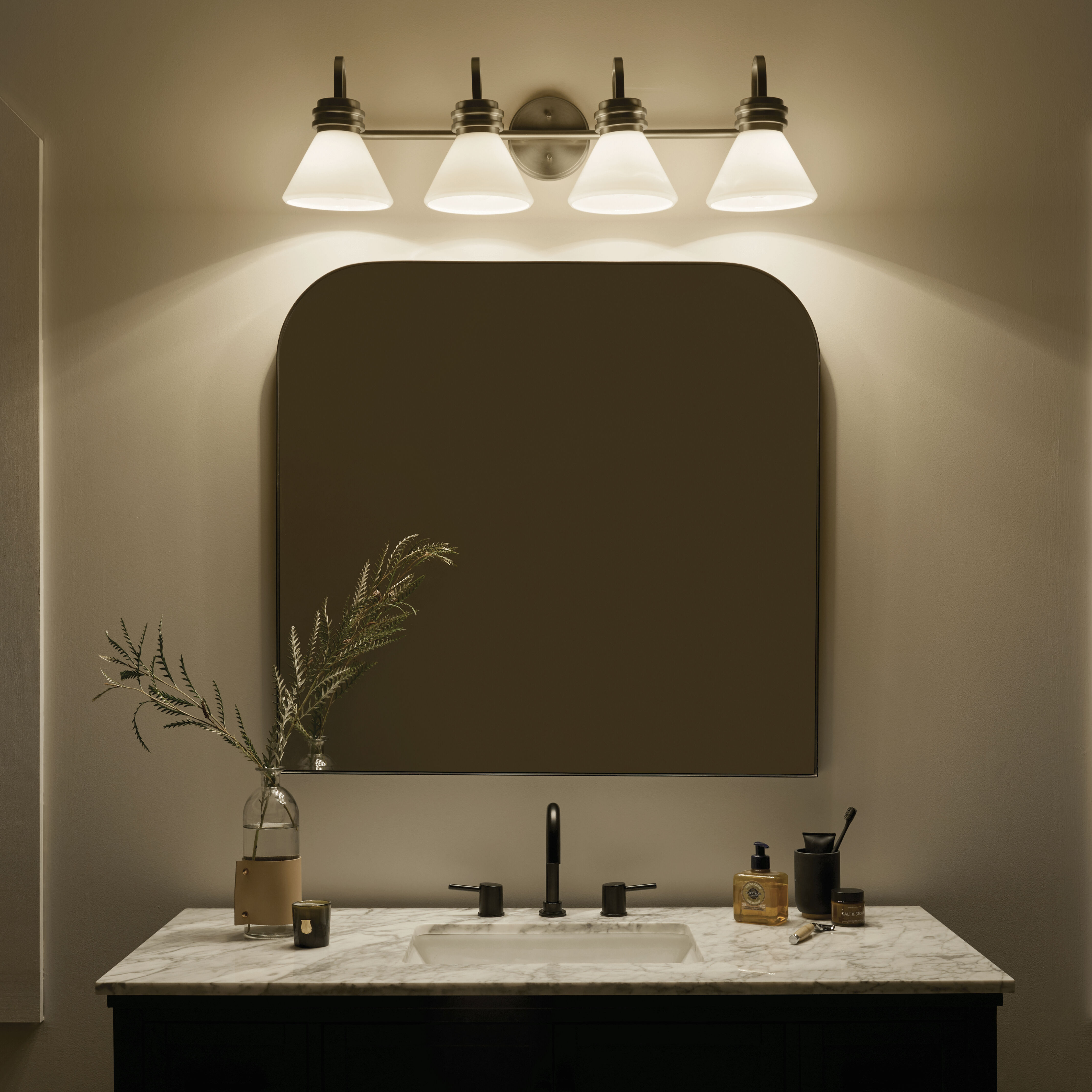 Farum LED 34 inch Champagne Bronze Bathroom Vanity Light Wall Light