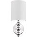 St. Clare 1 Light 8 inch Polished Chrome ADA Wall Sconce Wall Light