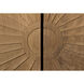 Ra 76 X 20 inch Hand Rubbed Black with Teak Sideboard